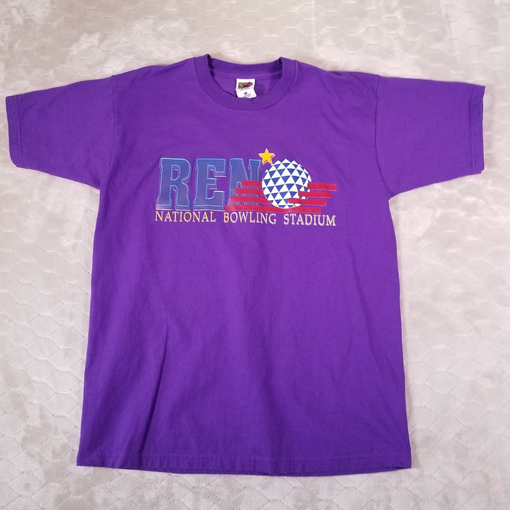 VTG Reno National Bowling Stadium Souvenir Shirt - Sz Large‎ Nevada